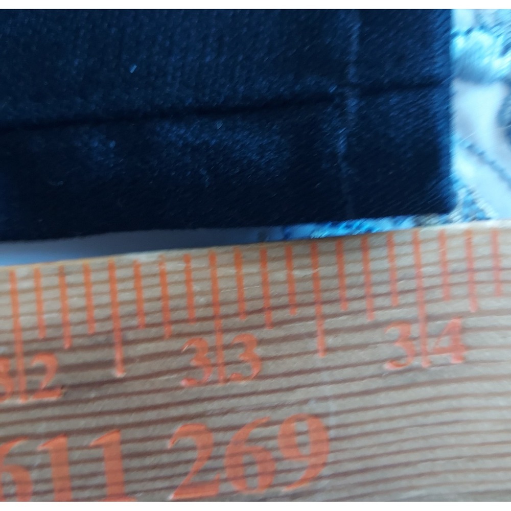 NOS Deadstock Ruell & Ray Men Black Jeans 32 X 34" Denim Button Fly Handmade USA - Picture 13 of 15